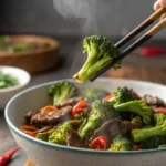 broccoli with keto beef stir fry