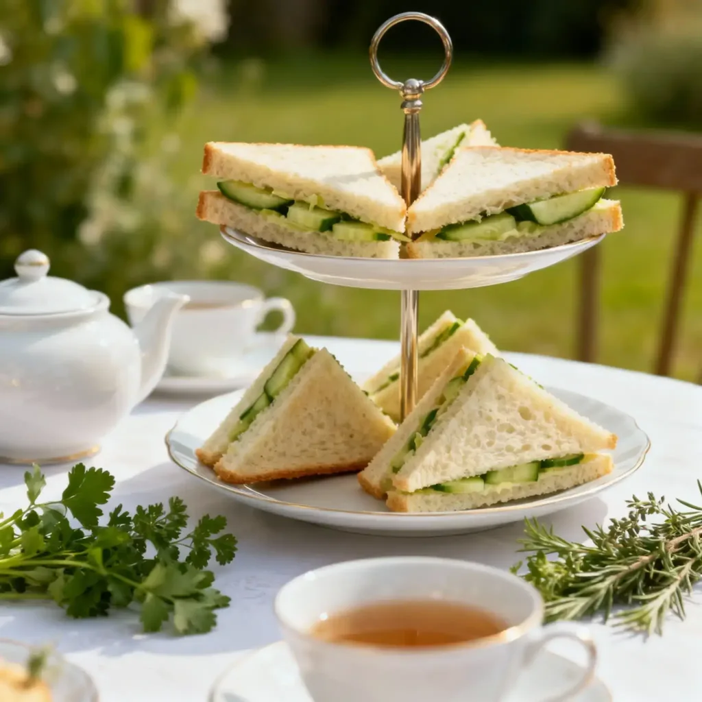 how to make cucumber sandwiches tea party