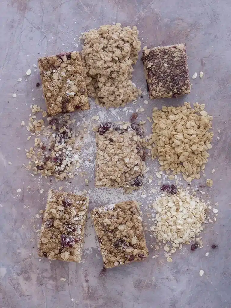 Berry Oat Bars | Healthy One Bowl Recipe Berry Oat Bars ingredients