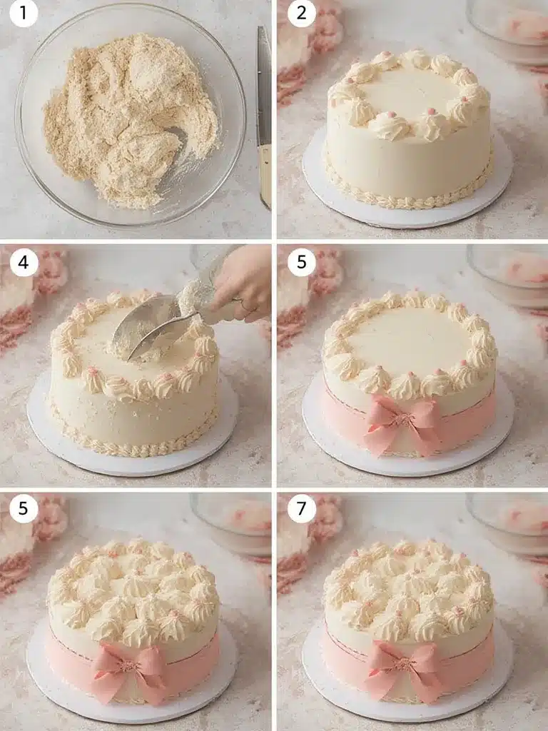 Birthday cake with bows birthday cakes with bows steps