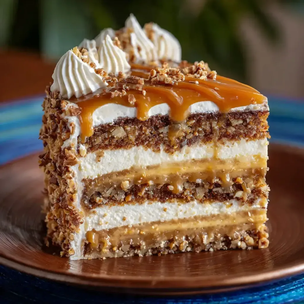 Caramel Toffee Crunch Cake