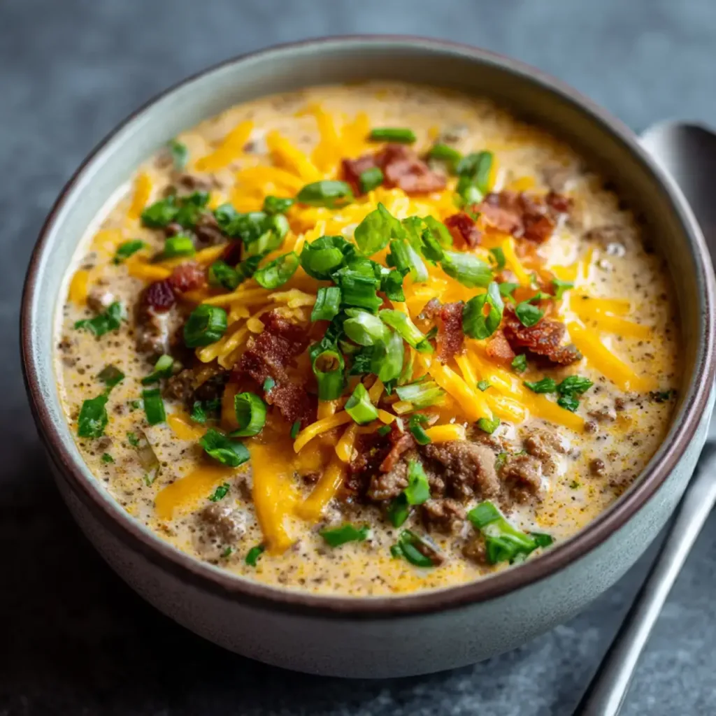 10 Cozy High-Protein Fall Meals That Practically Cook Themselves High-Protein Keto Cheeseburger Soup