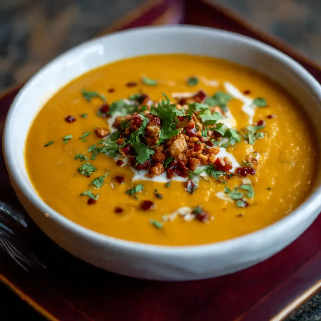 10 Cozy High-Protein Fall Meals That Practically Cook Themselves High-Protein Spicy Butternut Squash Sweet Potato Soup