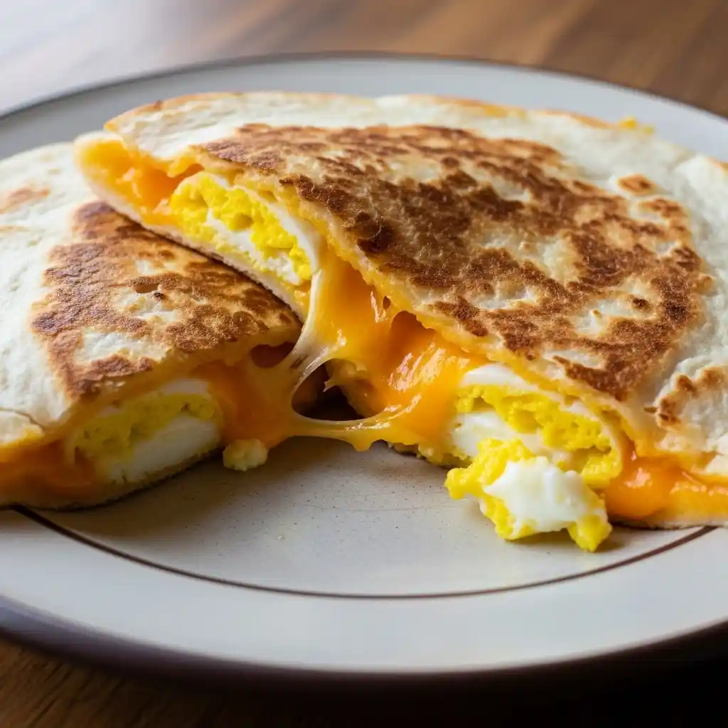 Cheddar Egg Quesadilla Recipe