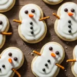 Melted Snowman Sugar Cookies
