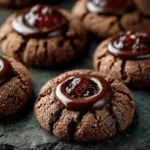 Chocolate Thumbprint Cookies