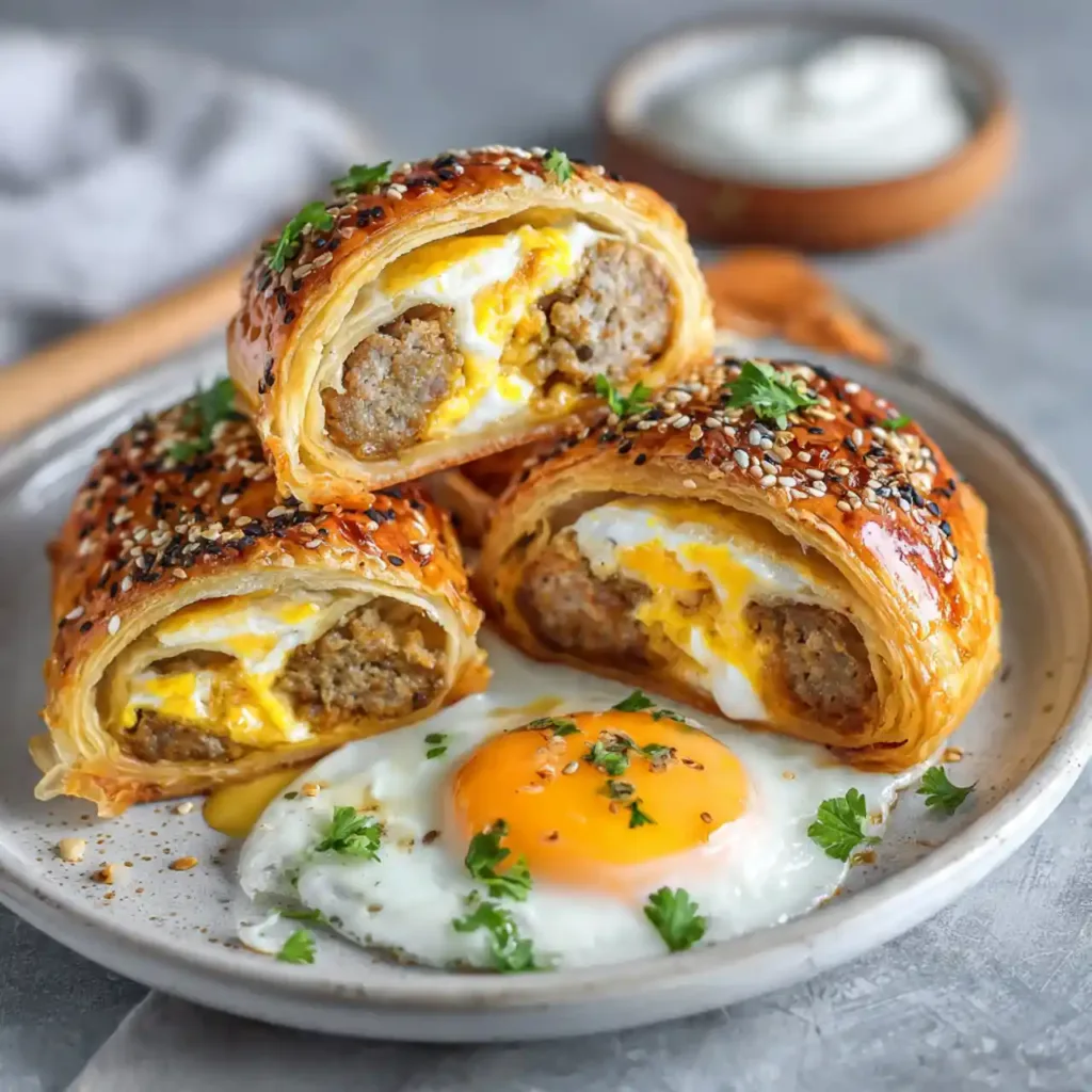 Sausage Egg Breakfast Rolls