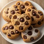 Heart-Shaped Chocolate Chip Cookies