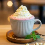 Pink Hot chocolate with White Chocolate