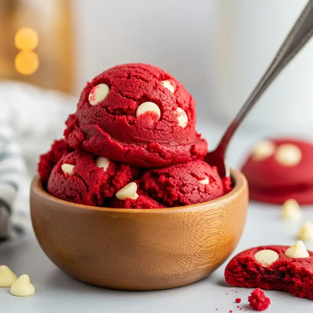 Edible Red Velvet Cookie Dough Recipe