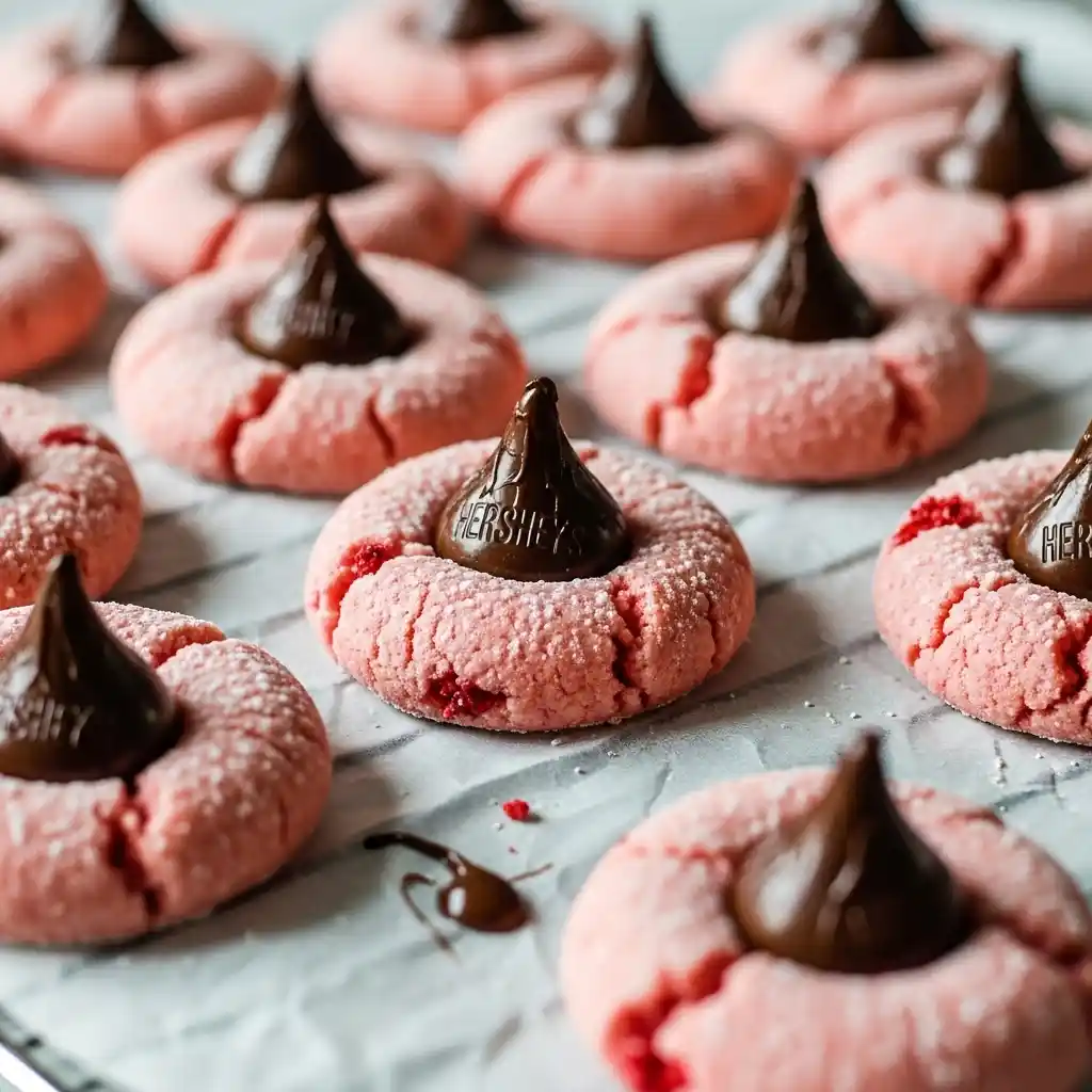 Strawberry Kiss Cookies