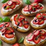 Strawberry Ricotta Bruschetta